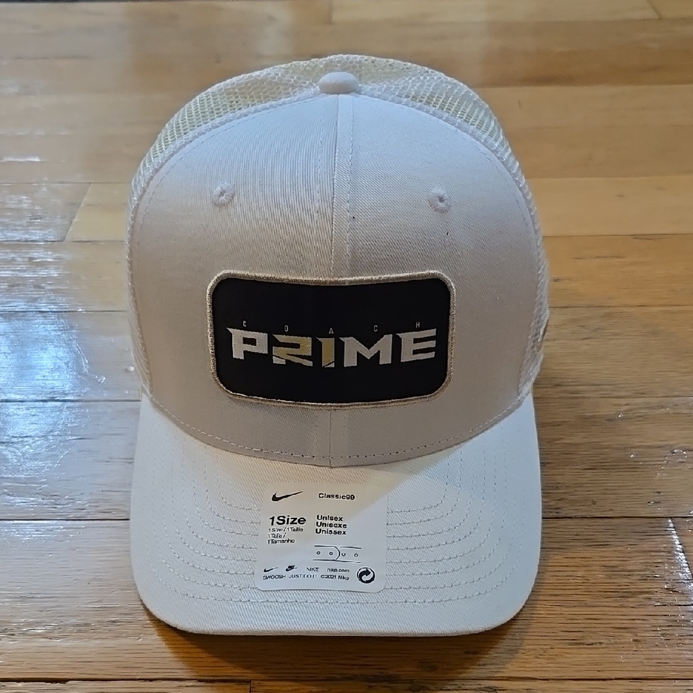 Nike Coach Prime Trucker Sideline Classic99 Hat Cap White Colorado Buffloes